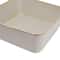 Hello Honey® 12" Ivory Reactive Glaze Rectangular Stoneware Planter